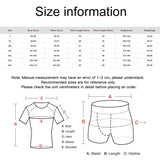 Men Teens Short Sleeve Sharkskin Swimsuit Set Swimming