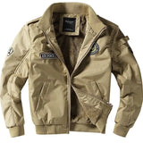Men Winter Coat Heavy Fleece Male Cardigan Bomber
