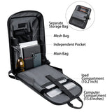 Men's Business Backpack 15.6 Inch Laptop Backpack Multifunctional
