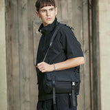 Men's Messenger Bag Multifunctional Canvas Shoulder Bags Man Sling Waterproof Casual Luxury High Capactiy Backpack Nylon Big Boy