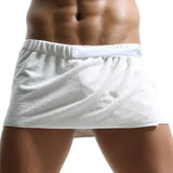 Men's Sexy Sleepwear Pajamas Short Bath Towel Pants