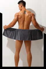 Men's Sexy Sleepwear Pajamas Short Bath Towel Pants