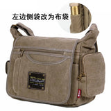 Men's Vintage Canvas Bag Men Casual Crossbody Bag