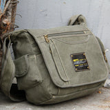 Men's Vintage Canvas Bag Men Casual Crossbody Bag