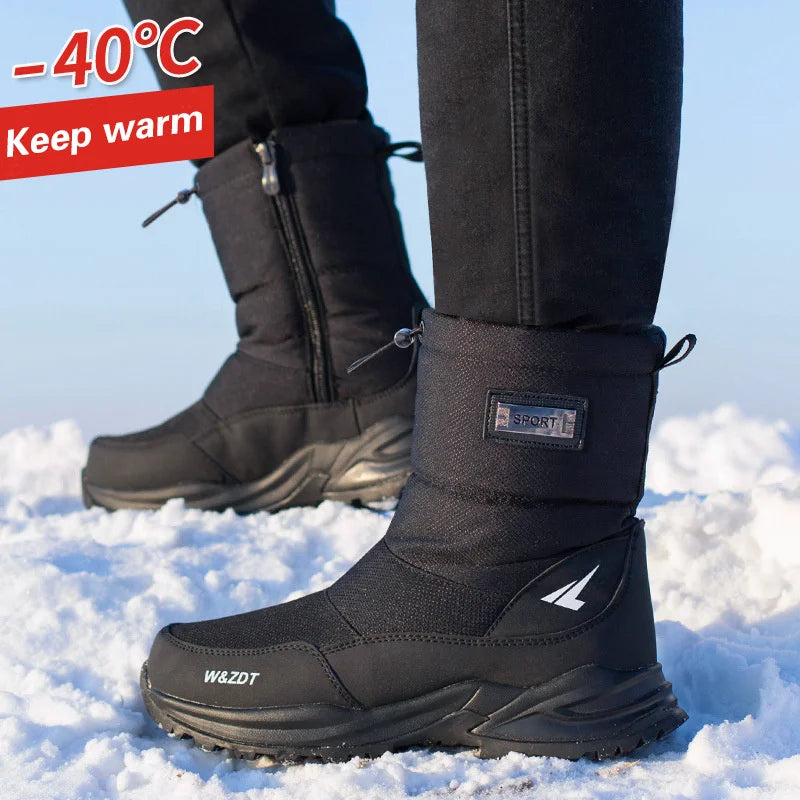 Men's Winter Boots 2023 Outdoor Walking Footwear Nonslip