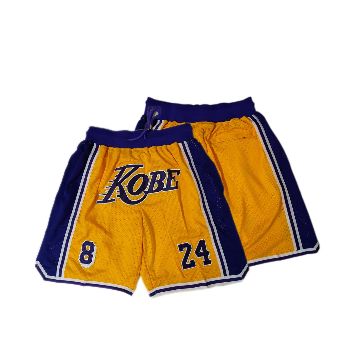 Mens 8 24 Legend Retro Yellow Basketball Shorts