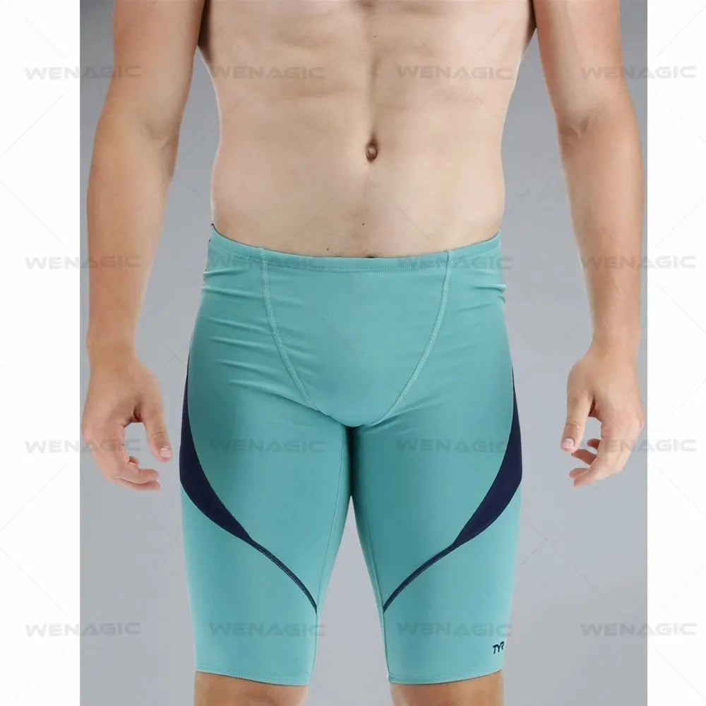 Mens Swim Trunks Lycra Pattern Beach Shorts Quick