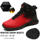 Mens Winter Boots Snow Hiking Sneakers Water Resistant