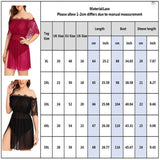 Mesh Hollow Plus Size Sexy Smock Dress For