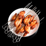 Metal Rotisserie Skewer Barbecue Meat Skewer Machine Oven