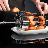 Metal Rotisserie Skewer Barbecue Meat Skewer Machine Oven