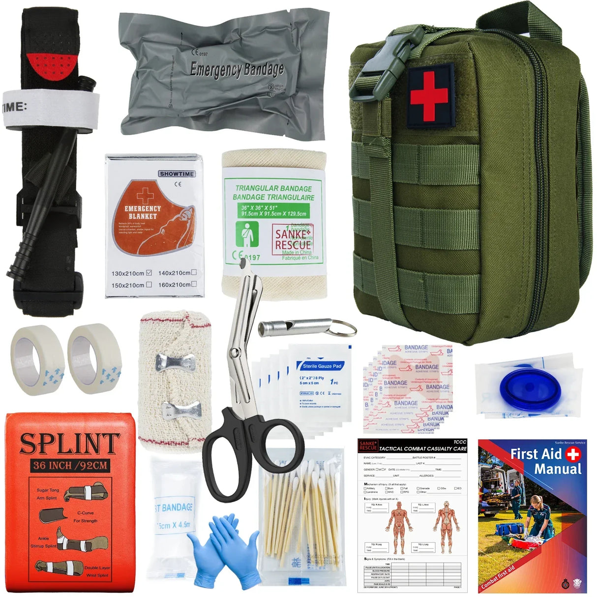 Military IFAK Trauma Survival Kit First Aid Medical