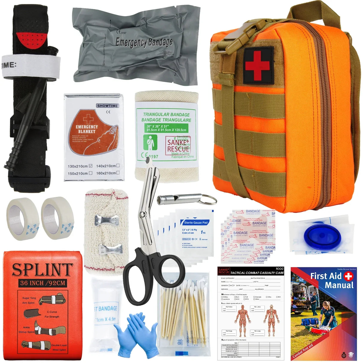 Military IFAK Trauma Survival Kit First Aid Medical