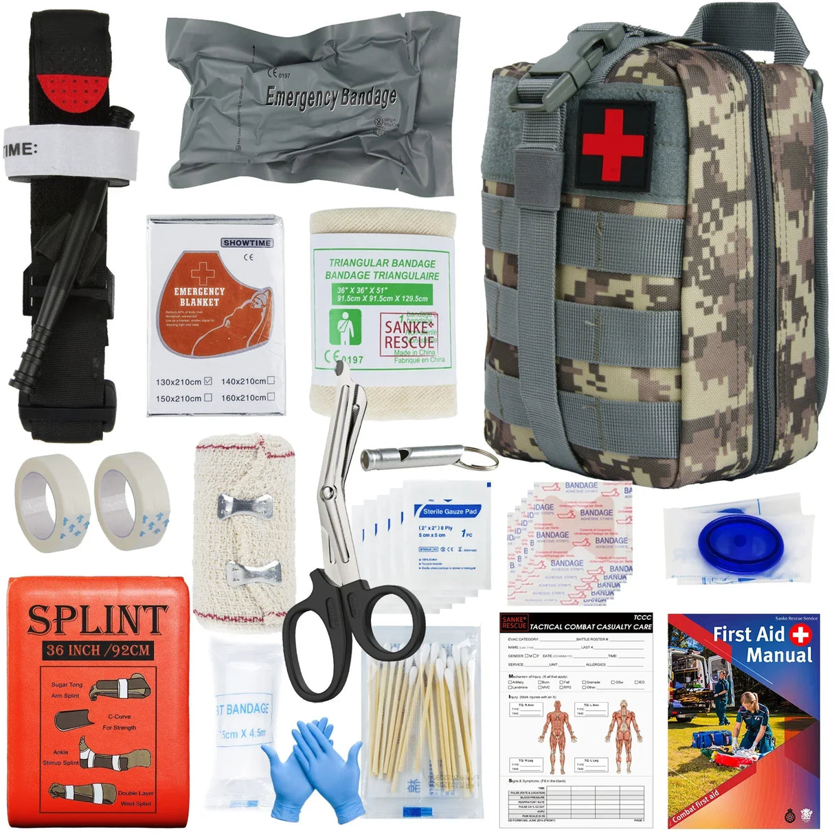 Military IFAK Trauma Survival Kit First Aid Medical