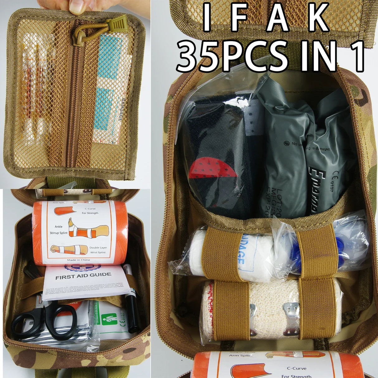 Military IFAK Trauma Survival Kit First Aid Medical