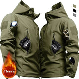 Military Outdoor Jackets Men Shark Skin Soft Shell