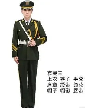 Military uniform Suits and Accessories Student class flagraising