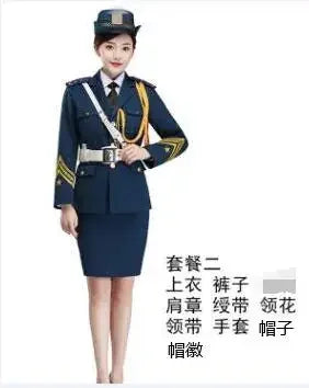 Military uniform Suits and Accessories Student class flagraising