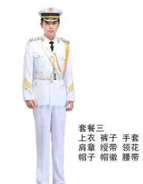 Military uniform Suits and Accessories Student class flagraising