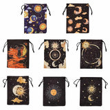 Mini Drawstring Bag Flannelette Jewelry Dices Board Game