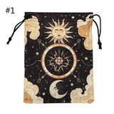 Mini Drawstring Bag Flannelette Jewelry Dices Board Game