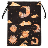 Mini Drawstring Bag Flannelette Jewelry Dices Board Game