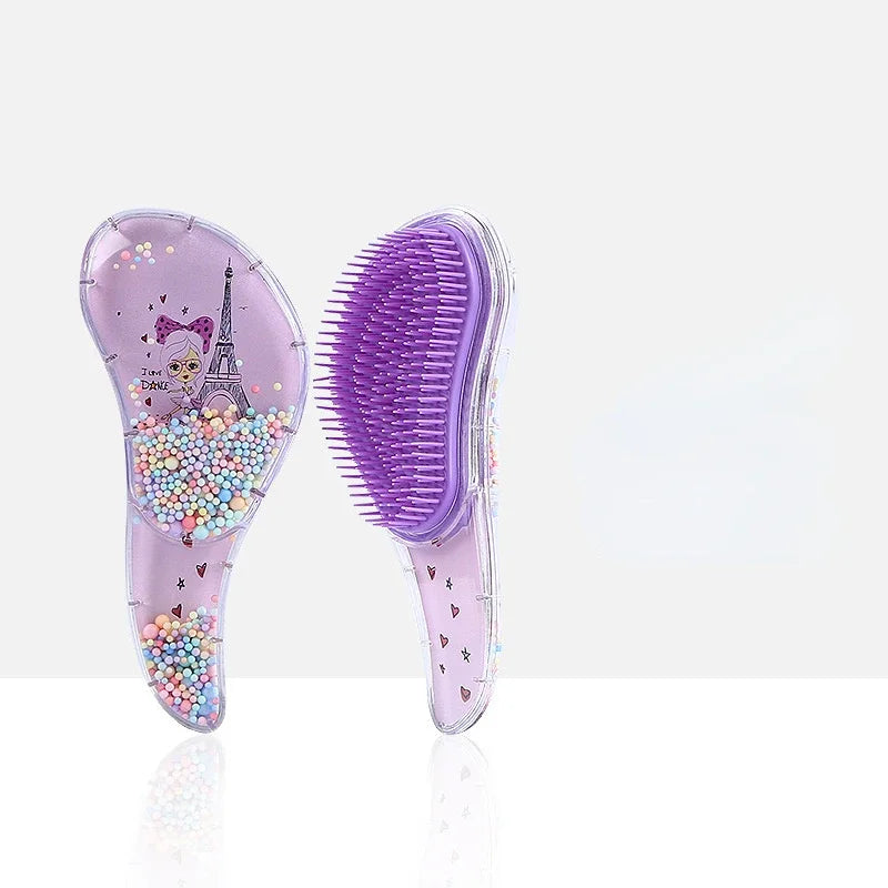 Mini Magic Hair Comb Detangling Hair Brush Cartoon