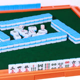 Mini Mahjongs Board Game Portable Travel Set 144pcs