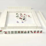 Mini Mahjongs Board Game Portable Travel Set 144pcs
