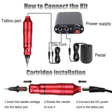 MiniTattoo Power Pen Motor Tattoo Machine Set Tattoo