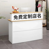 Modern Company Reception Desks Office Furniture Simple Cashier