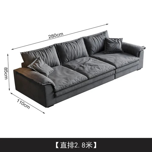 Modern Corner Puffs Sofa Lazy Living Room Lounge