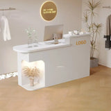 Modern Minimalist Reception Desks Clothing Store Beauty Shop