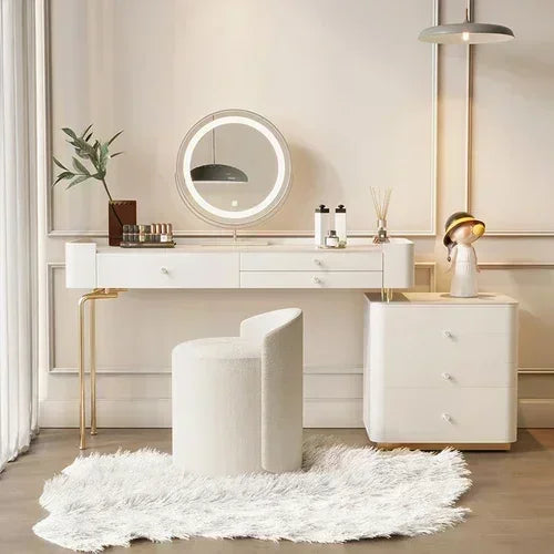 Modern Minimalist Vanity Tables Wooden Wooden Nordic Luxury