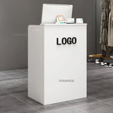 Modern Reception Desks Office Furniture white minimalist company