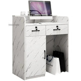 Modern Reception Desks Office Furniture white minimalist company