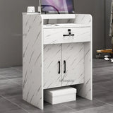 Modern Reception Desks Office Furniture white minimalist company