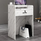 Modern Reception Desks Office Furniture white minimalist company