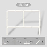Modern White Bookshelf Items Living Room Indoor Items