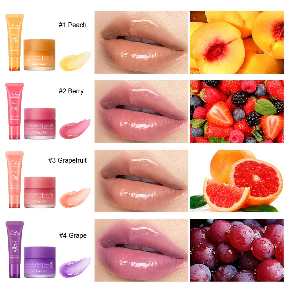 Moisturizing Lip Care Kit Lip Glowly Balm Sleeping