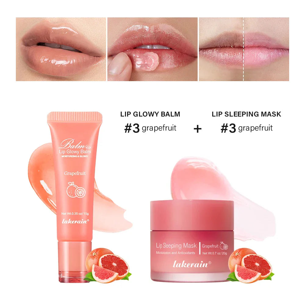 Moisturizing Lip Care Kit Lip Glowly Balm Sleeping