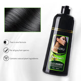 Mokeru 100% Grey Hair Coverage Organic Instant Black