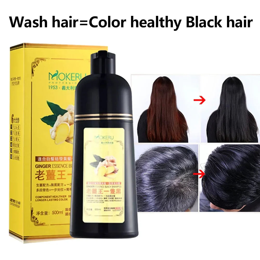 Mokeru Long Lasting Permanent Hair Color Natrual Ginger