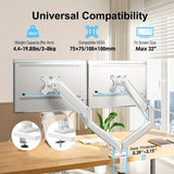 Monitor Stand for 13-32 inches Screens, Dual Monitor