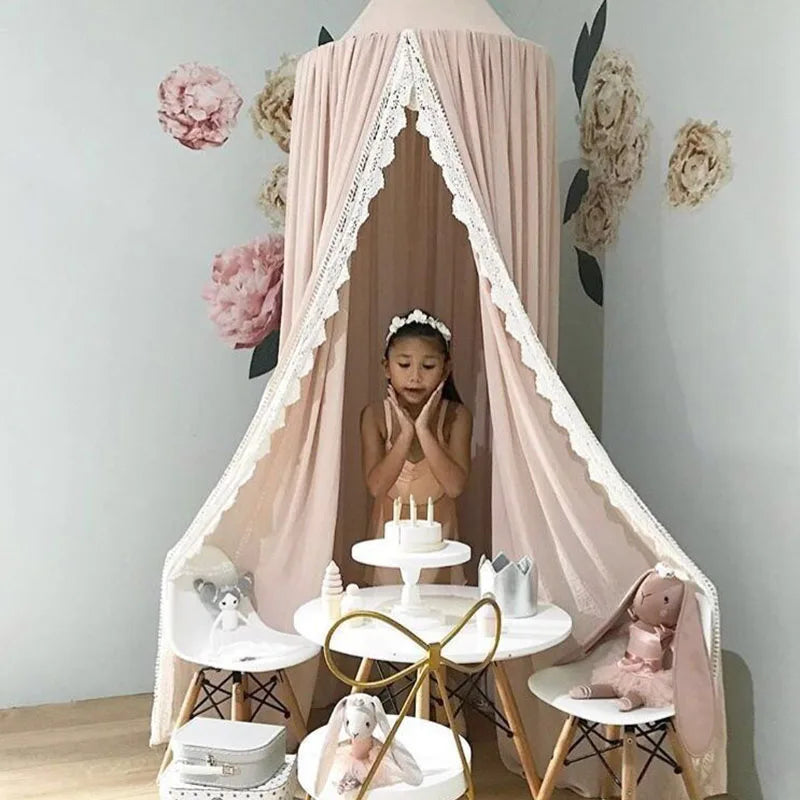 Mosquito Net Crib For Baby Lace Shading Bed