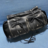 Moto & Bike Drawstring Bow Bags For Women
