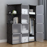 Multifunction Home Bedroom Furniture Wardrobe Folding Storage Dressing