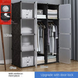 Multifunction Home Bedroom Furniture Wardrobe Folding Storage Dressing
