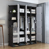 Multifunction Home Bedroom Furniture Wardrobe Folding Storage Dressing