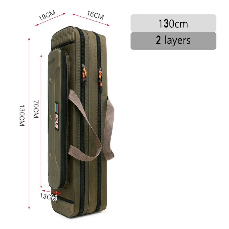 Multifunctional Fishing Rod Bag 2/3/4 Layers 80CM-130CM Fishing